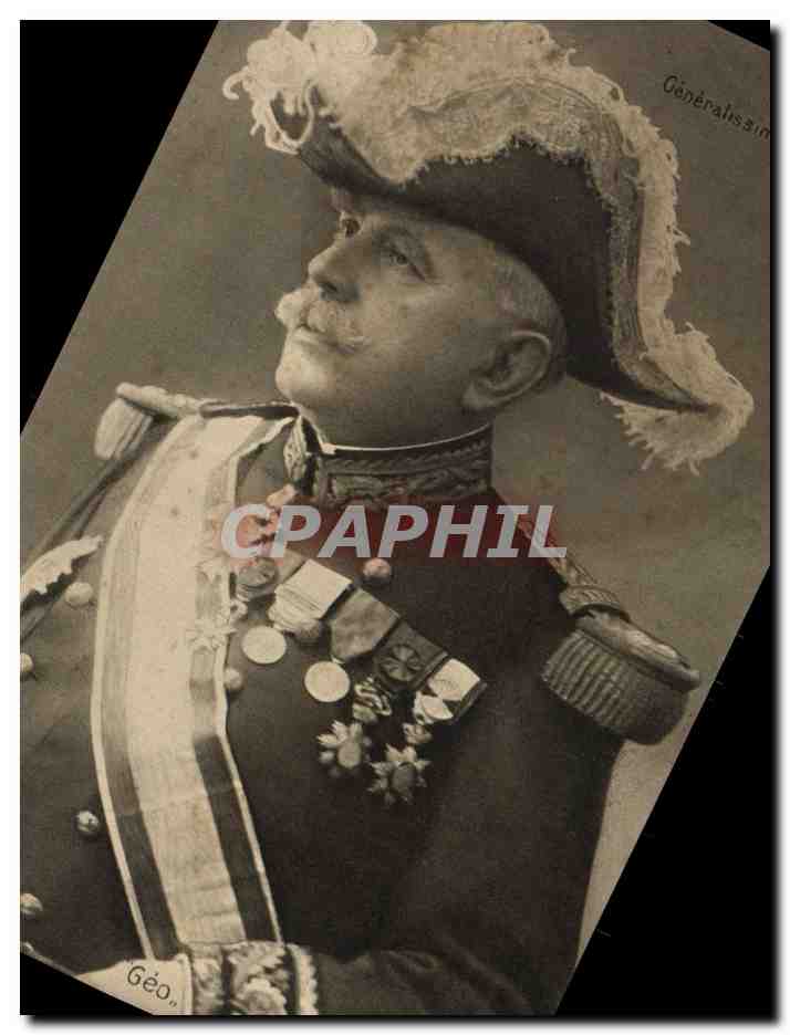 CPA Militaria Generalissime Joffre