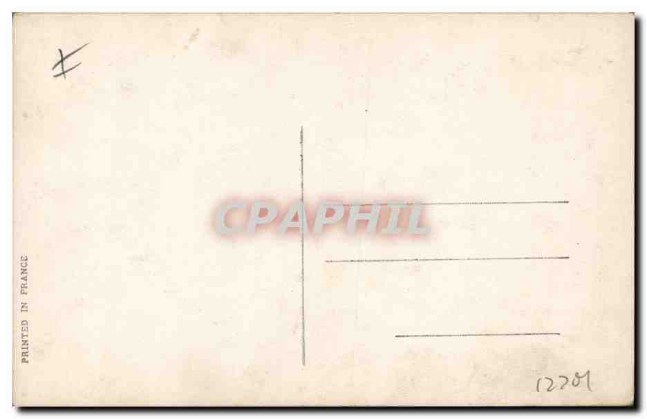 Général JOFFRE — portrait en uniforme avec décorations — PIROU PH. n° 168 — Verso