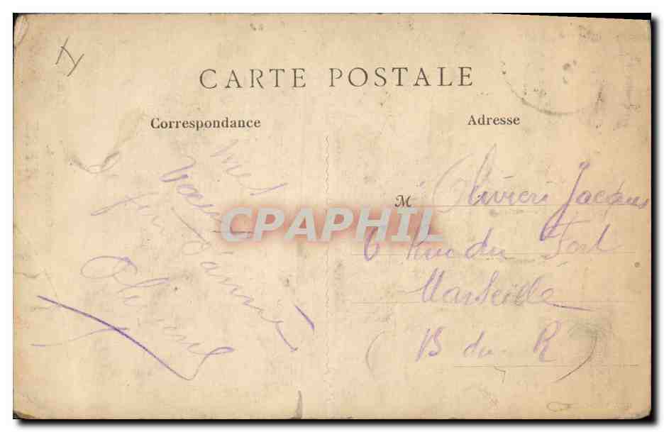 CPA Militaria General Joffre — Rückseite