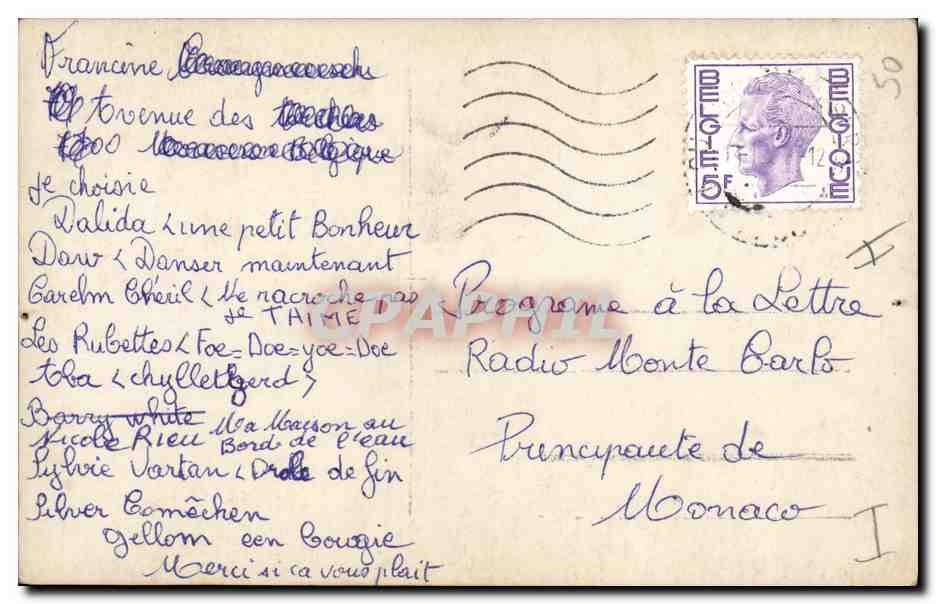 CPA Militaria Joffre — Rückseite