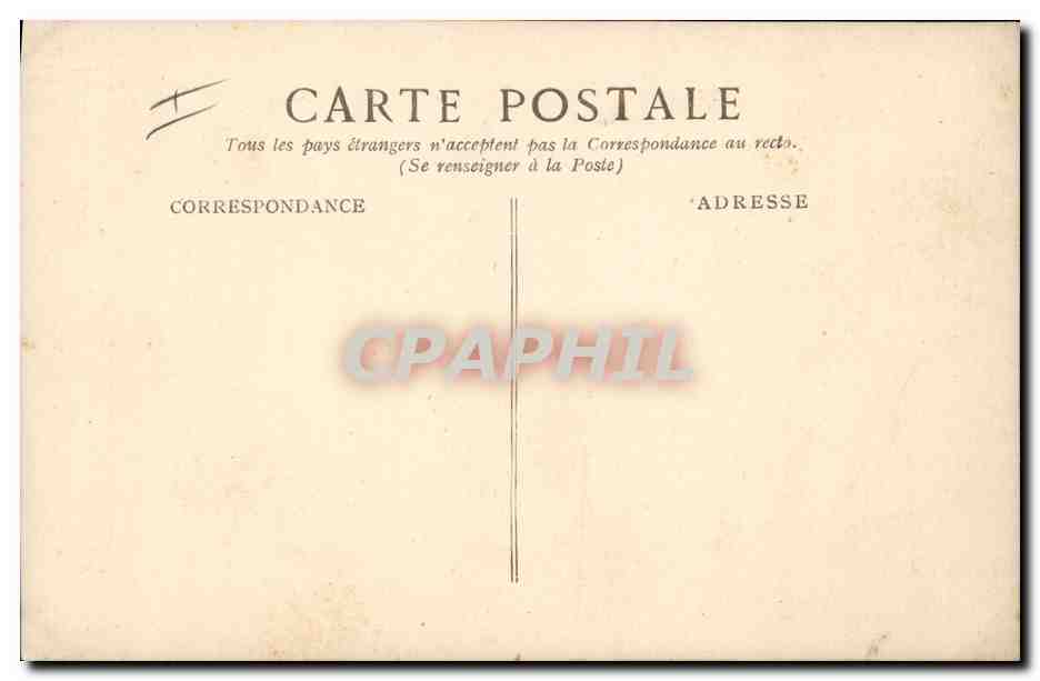 CPA Militaria Generalissime Joffre — Verso