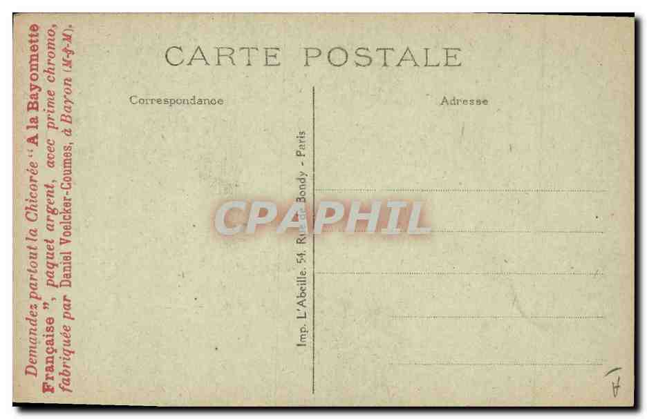 Paris — Les Fêtes de la Victoire — 14 Juillet 1919 — Marshals Foch and Joffre — Verso