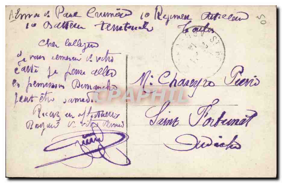 Our Generals — General de Castelnau, General Joffre, General Pau — J.K. 9339 — Back