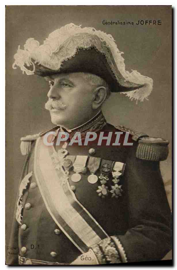 CPA Militaria Generalissime Joffre