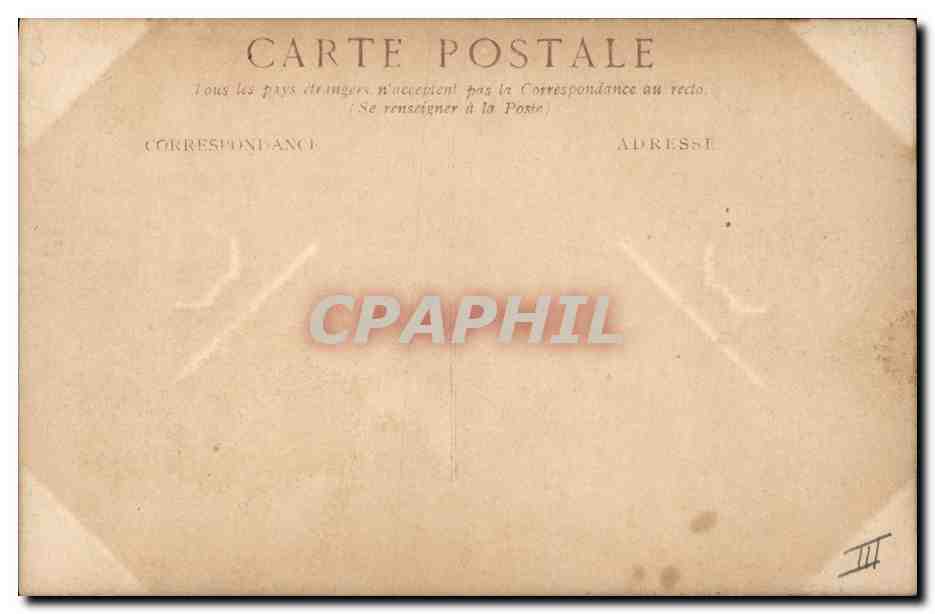 CPA Militaria Generalissime Joffre — Verso
