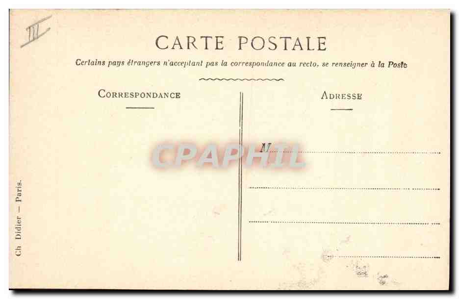 CPA Militaria General Joffre — Verso