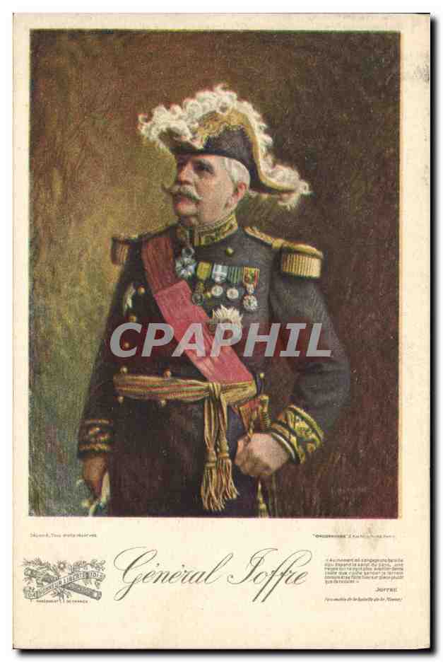 CPA Militaria General Joffre