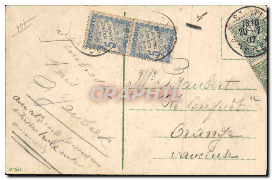 CPA Militaria Officiers prussiens — Verso