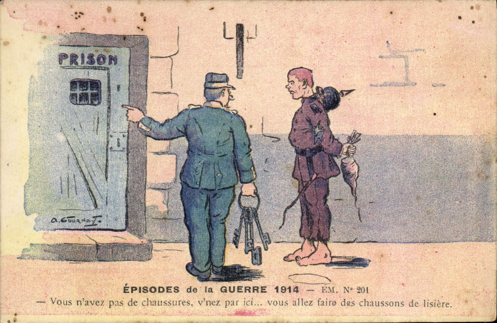 CPA Militaria Episodes de la guerre 1914 
