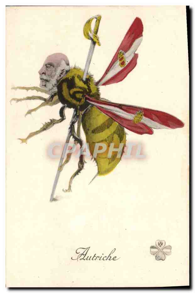 CPA Militaria Autriche Bourbon Abeille