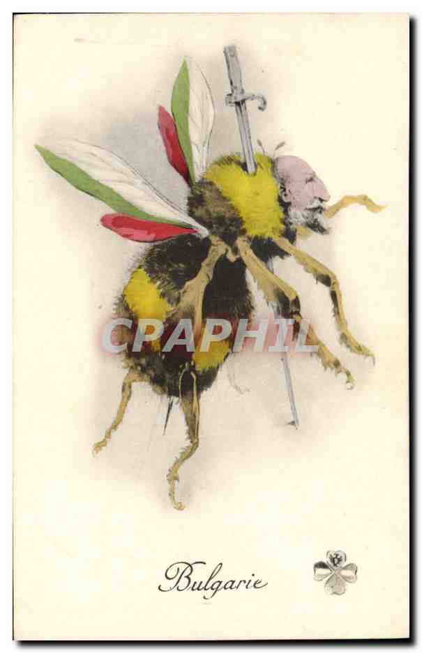 CPA Militaria Bulgarie Bulgaria Bourbon Abeille