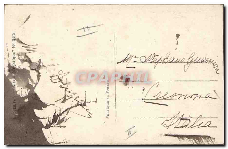 CPA Militaria Je suis celui qui a dit Tu ne tueras point ! Christ — Rückseite