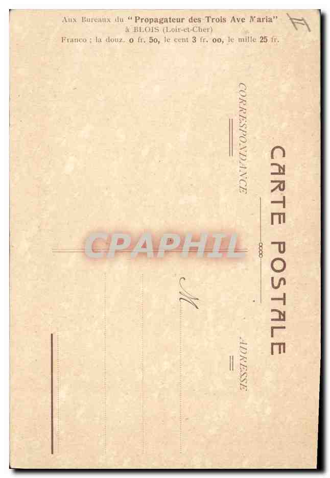 CPA Militaria La France Soldat du Christ aupres des Nations — Rückseite
