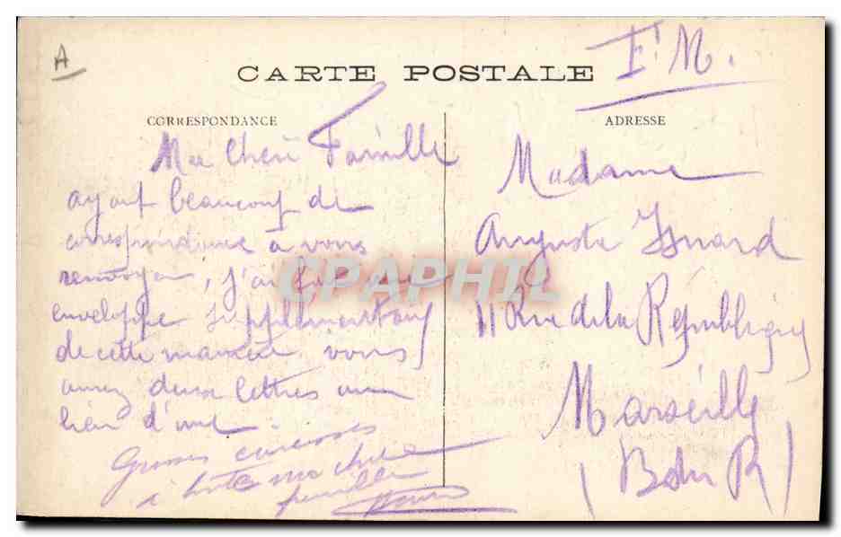 CPA Militaria La formidable vague Russe deferle Russie Russia — Verso