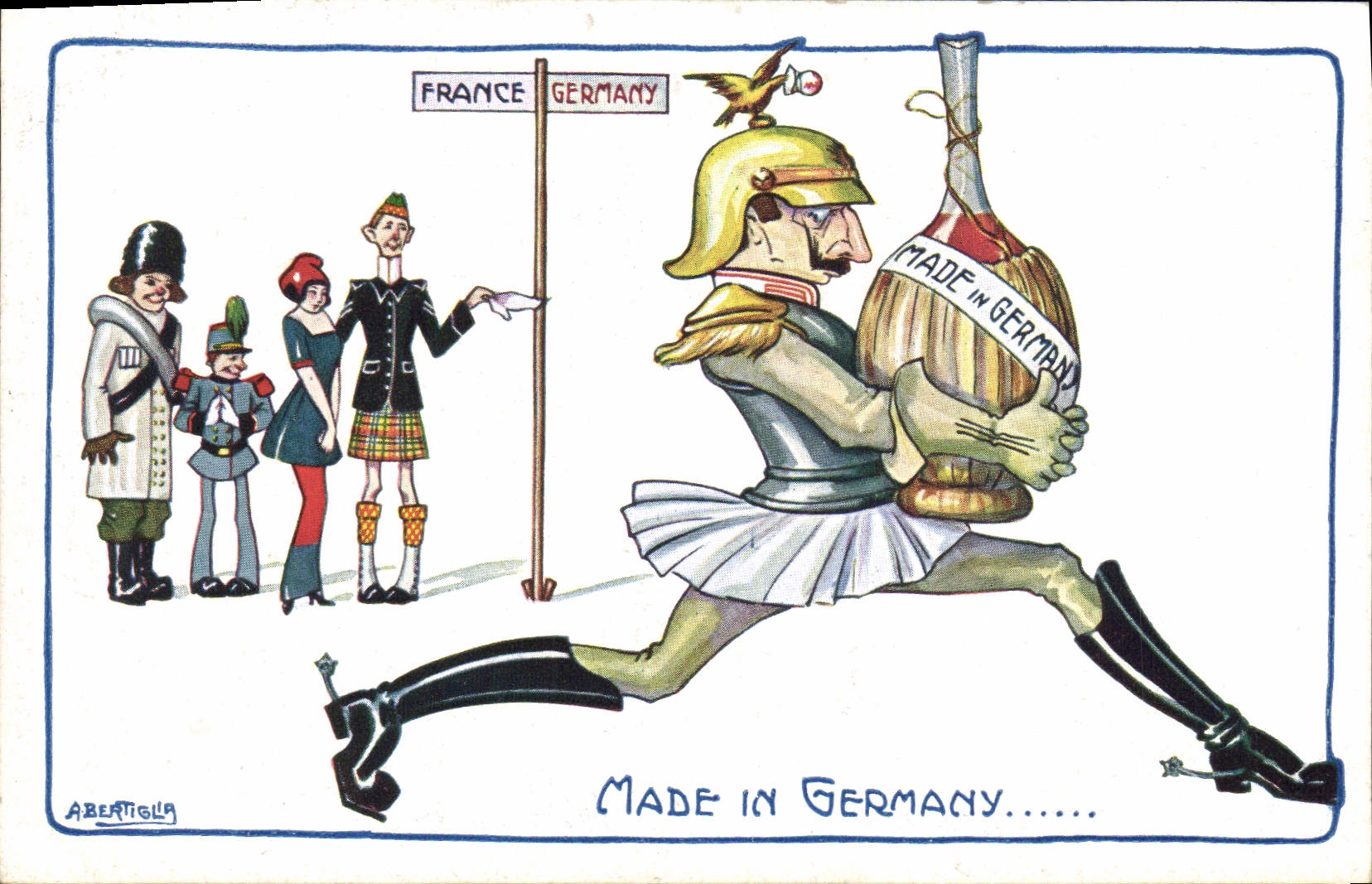 CPA Militaria Made in Germany France 