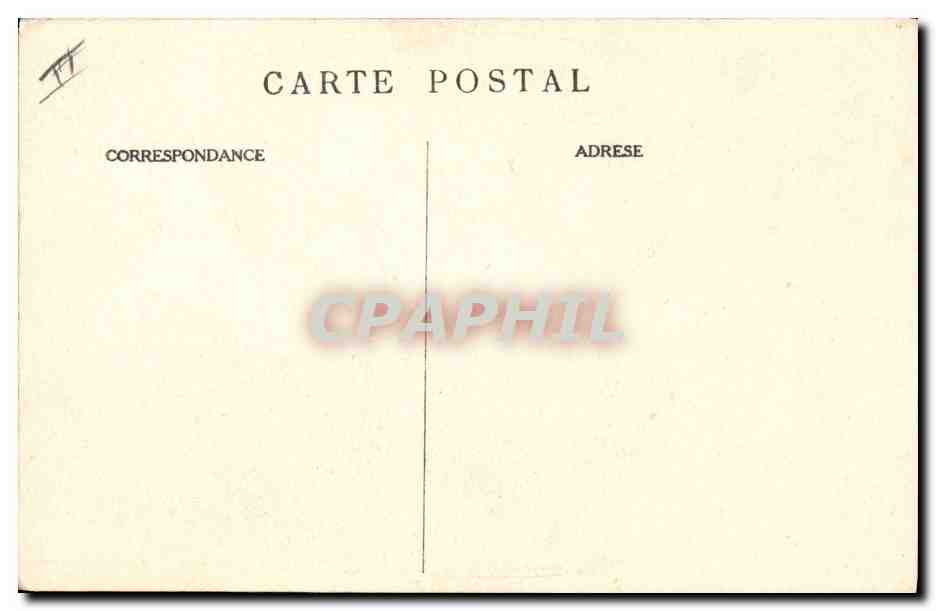 CPA Militaria Le ravitaillement  — Verso