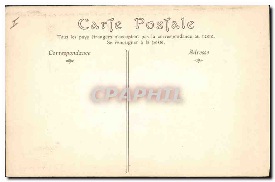 CPA Gagliardini Rives heureuse  — Verso