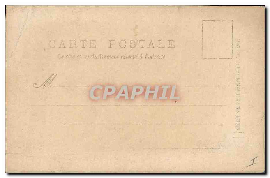 CPA Girardot Les emplettes Salon 1902 — Verso