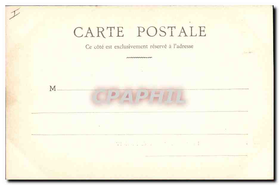 CPA Paris Musee du Louvre Rubens Apotheose de Henri IV  — Verso