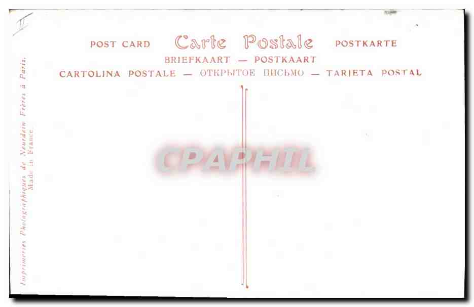 CPA Musee du Luxembourg Bail La menagere  — Rückseite