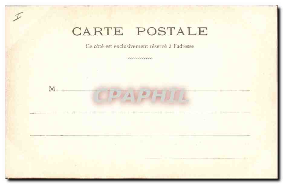 CPA Paris Musee du Louvre Giraud Marchand d'esclaves — Verso