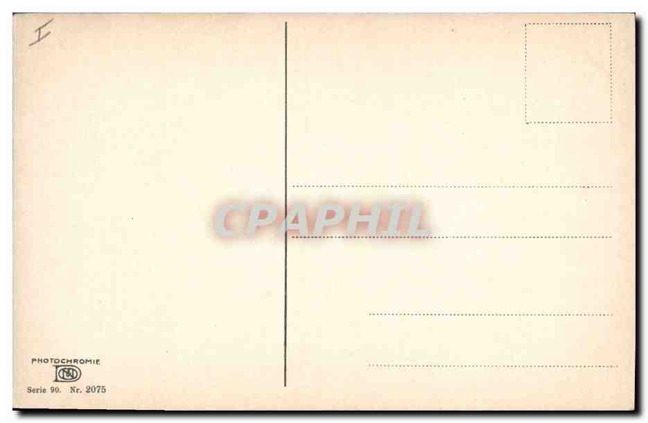CPA Paysage  — Verso