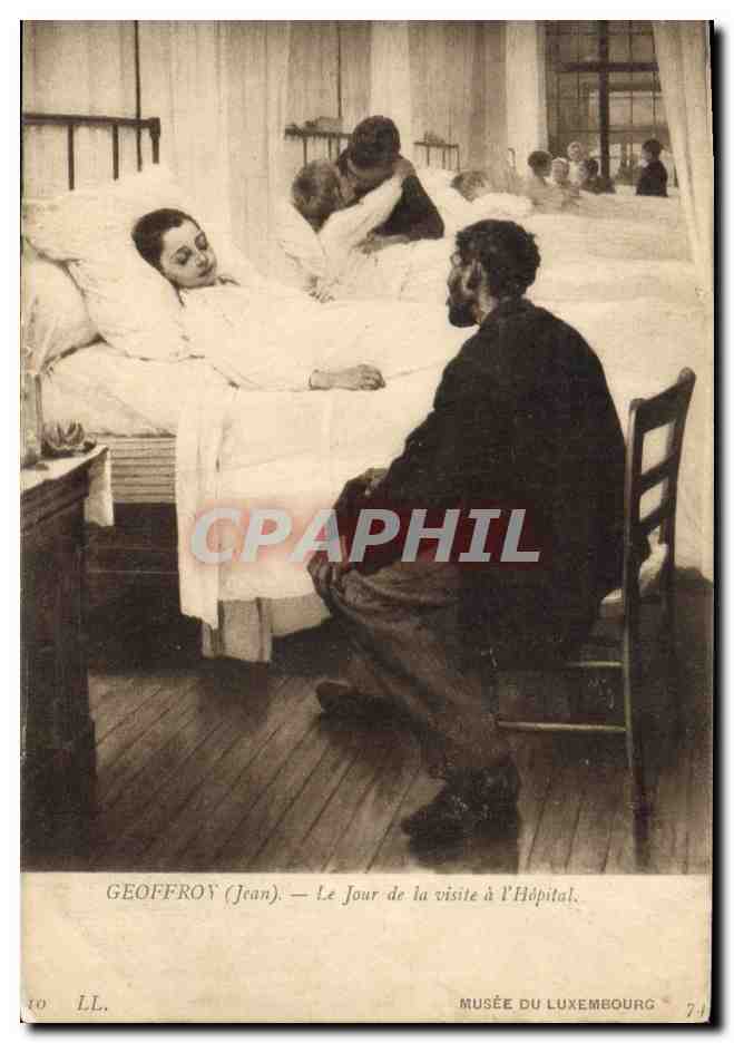 CPA Geoffroy Le jour de la visite a l'hopital Musee du Luxembourg 