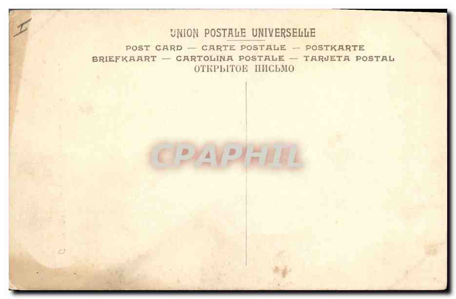CPA Geoffroy Le jour de la visite a l'hopital Musee du Luxembourg  — Verso