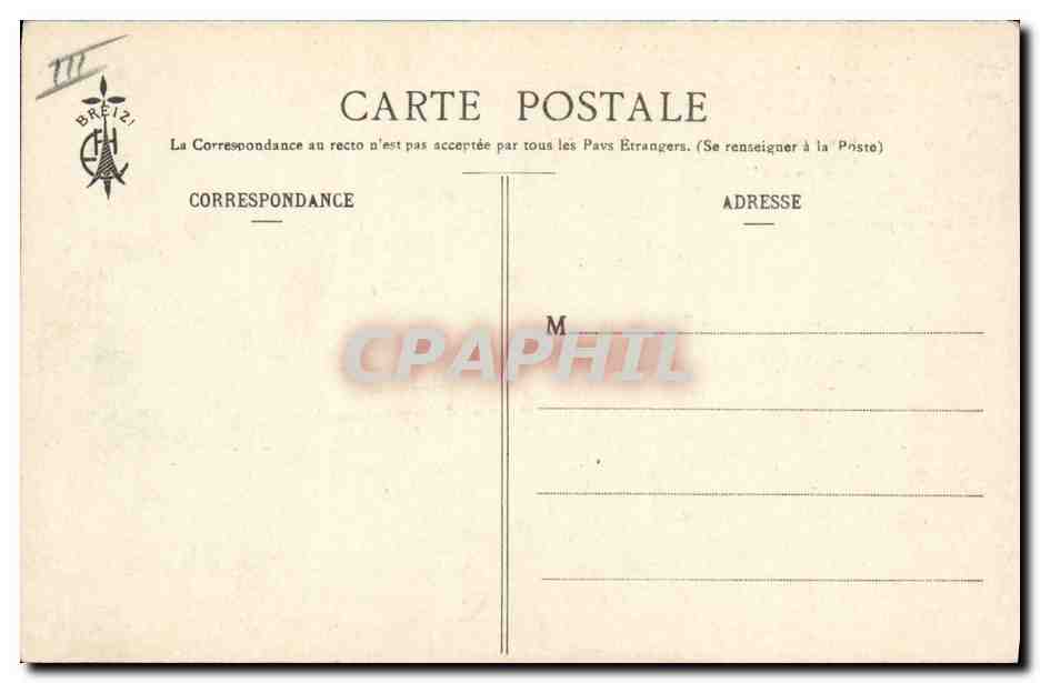 CPA Folklore Les chansons de Botrel Les petits sabots Enfants  — Verso