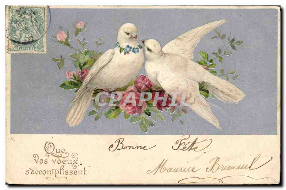 CPA Fantaisie Fleurs Colombes 
