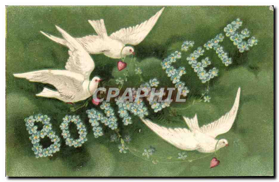 CPA Fantaisie Fleurs Colombes 
