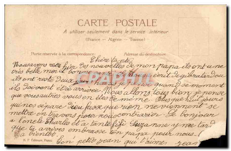 CPA Fantaisie Fleurs Ange Coeur Colombe — Rückseite