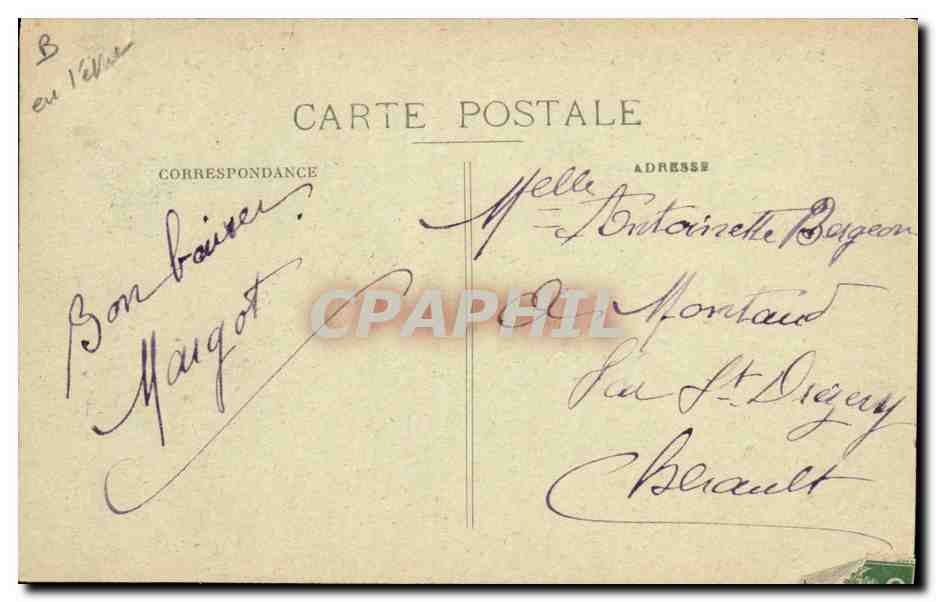 CPA Palavas les Flots Les joutes  — Rückseite