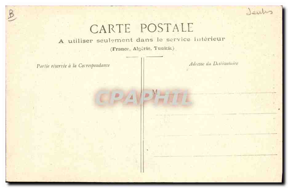 CPA Cette Les joutes  — Rückseite