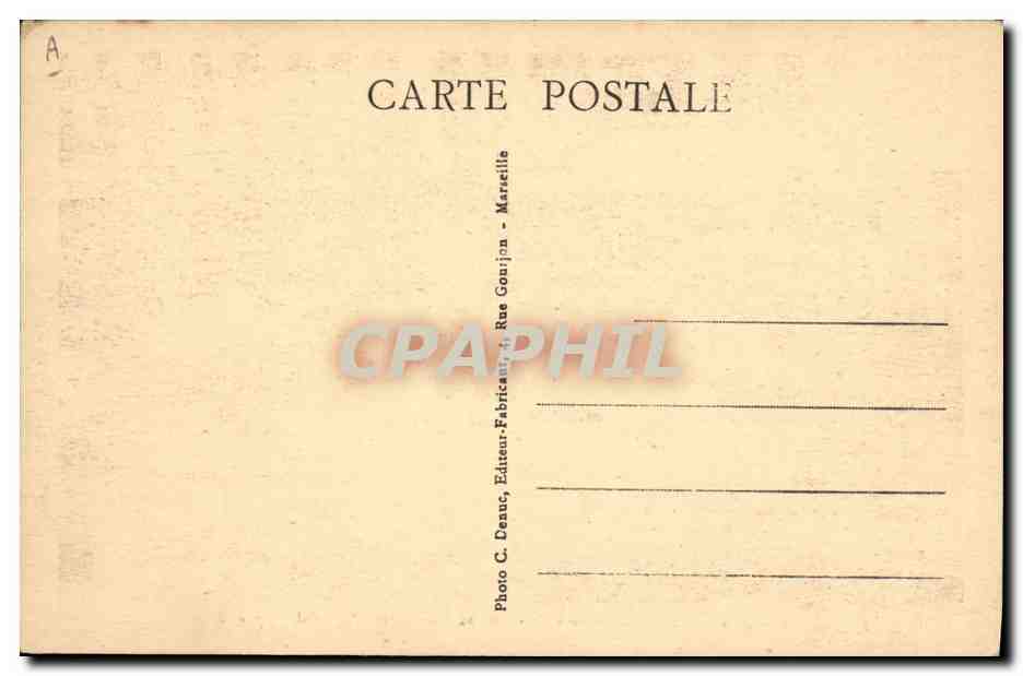CPA Sete Concours de joutes regionales apres la chute  — Rückseite
