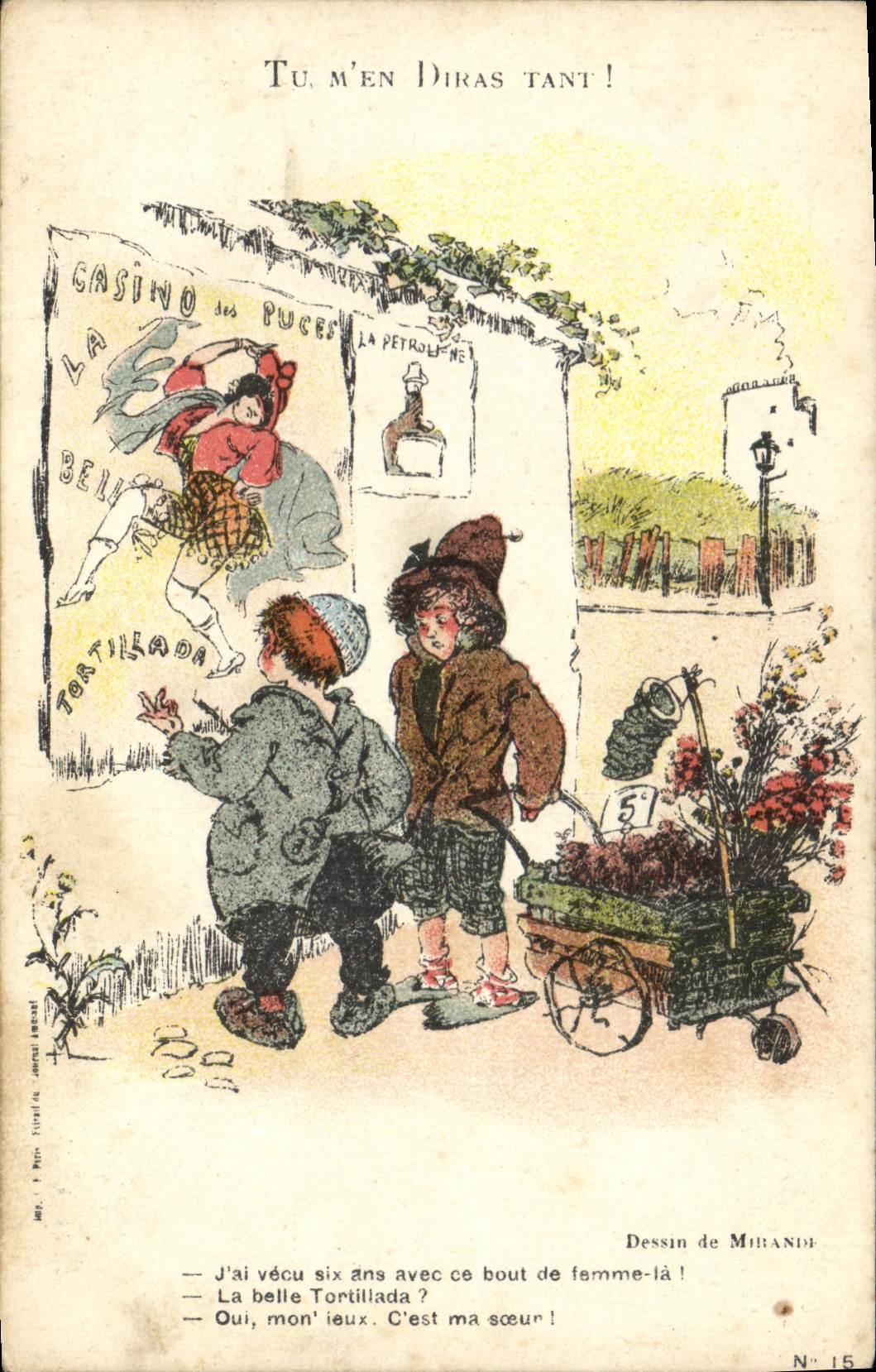 CPA Fantaisie Illustrateur Tu m'en diras tant ! Enfants Casino de Paris 