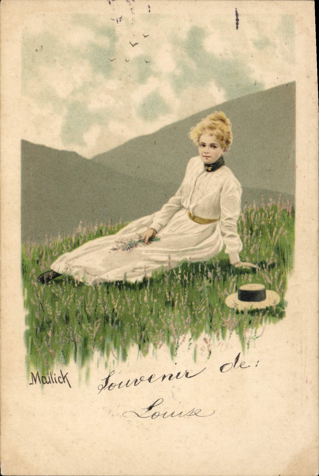 CPA Fantaisie Illustrateur Femme Mailick 