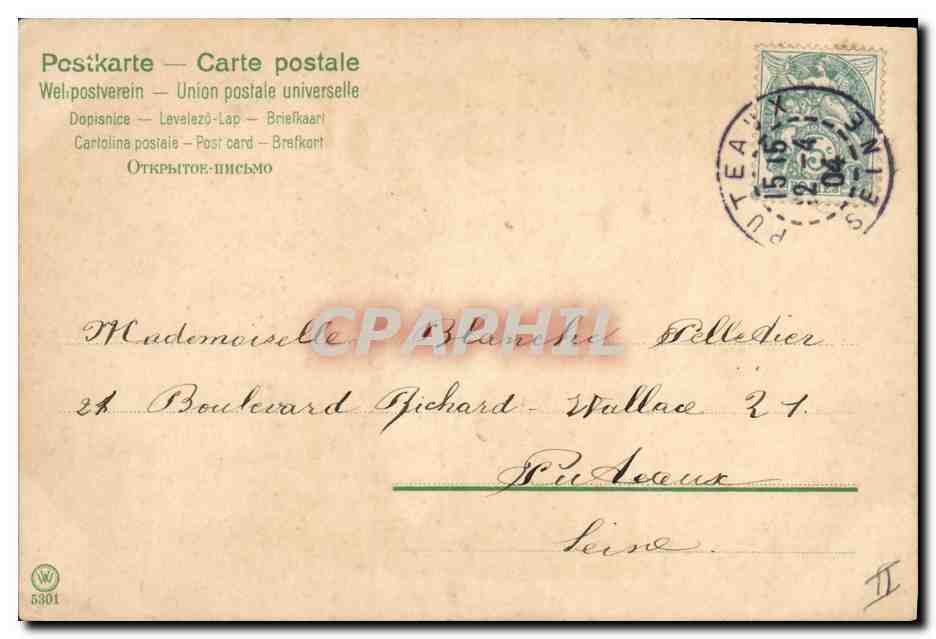 CPA Fantaisie Illustrateur Femme Mailick  — Verso