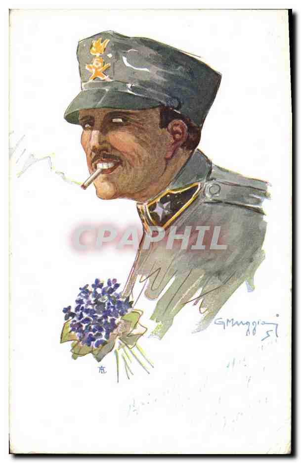 CPA Fantaisie Illustrateur Soldat Militaria 