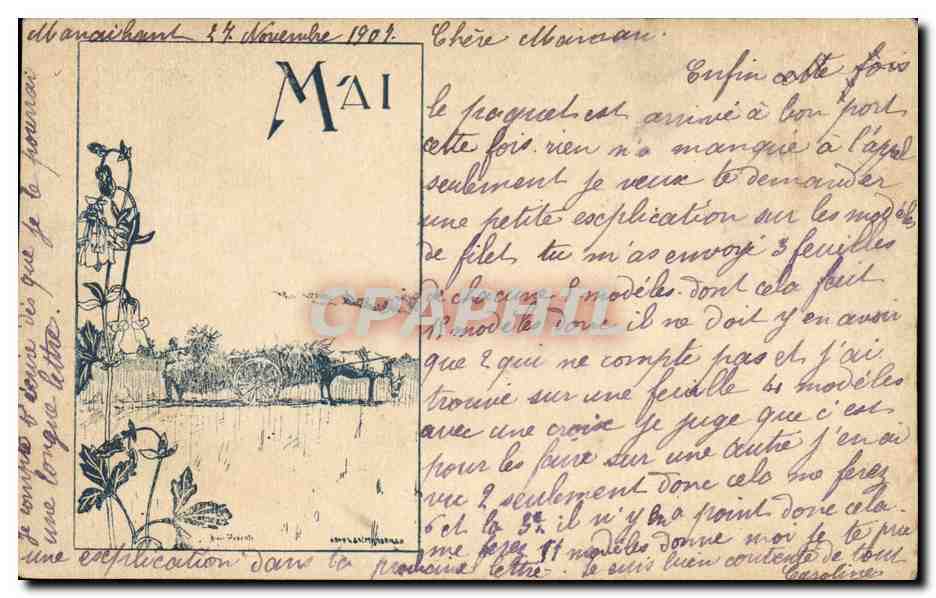 CPA Fantaisie Illustrateur Mai 