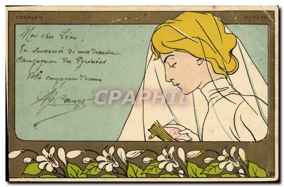 CPA Fantaisie Illustrateur Femme Granger Purete 