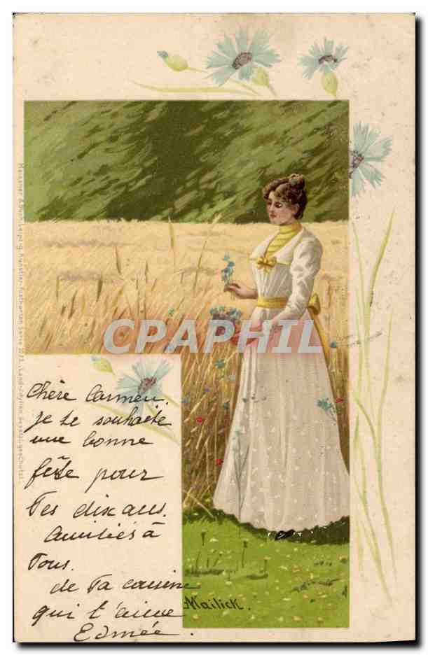 CPA Fantaisie Illustrateur Femme Mailick 
