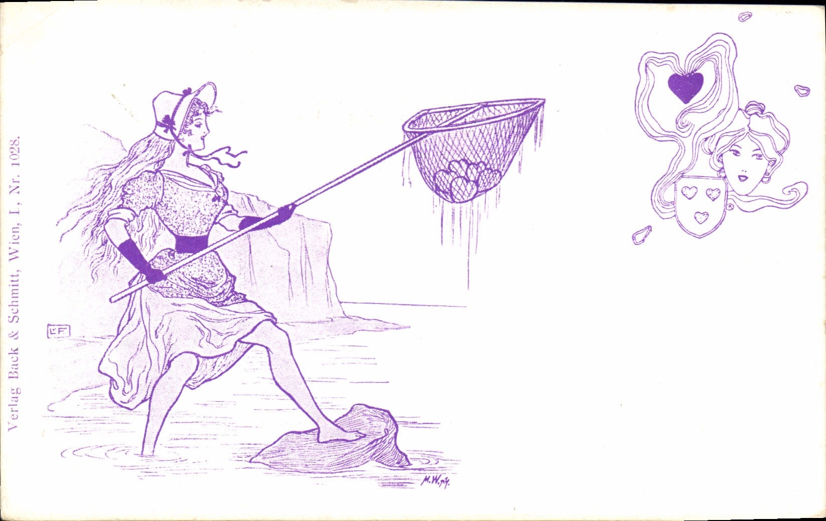 CPA Fantaisie Illustrateur Femme Peche Pecheuse 