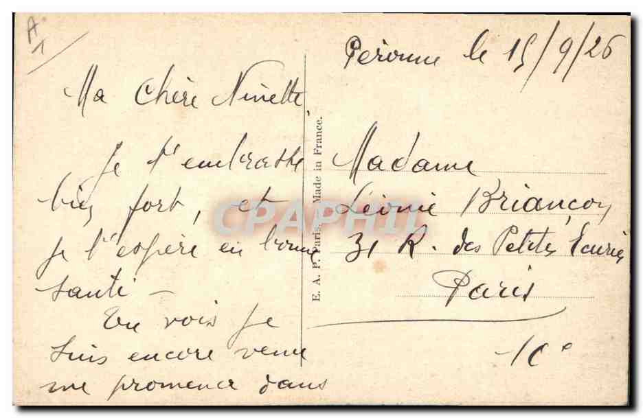 CPA Fantaisie Illustrateur Enfant Le dernier chic d'apres Charlot  — Rückseite