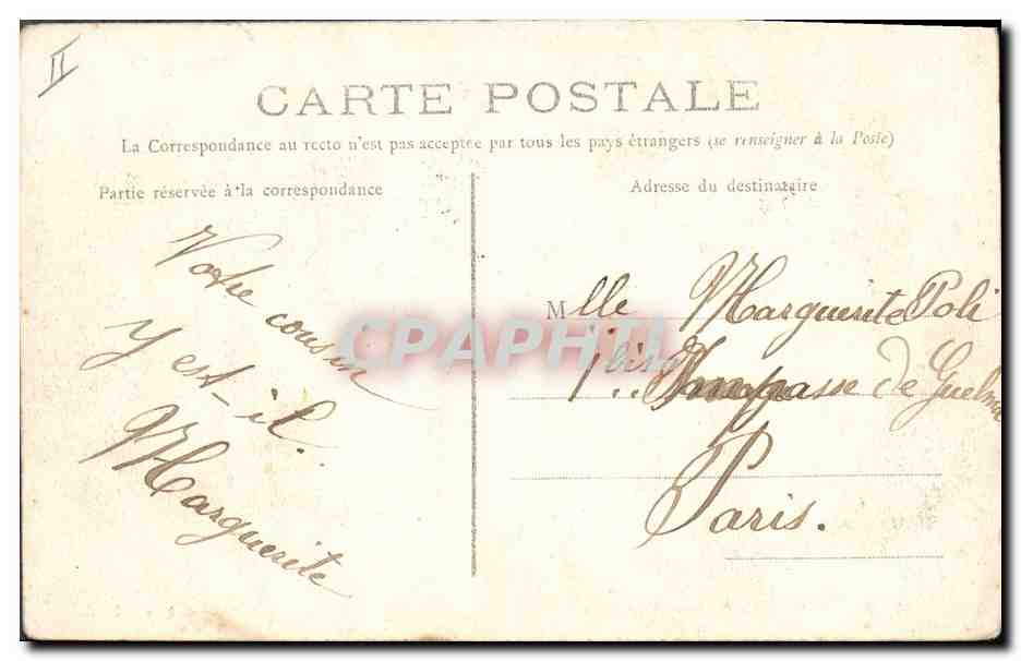 CPA Kiosque municipal Amiens  — Verso