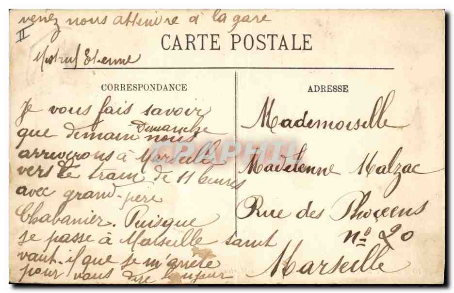 CPA Kiosque Saint Raphael Le boulevard Felix Martin  — Rückseite