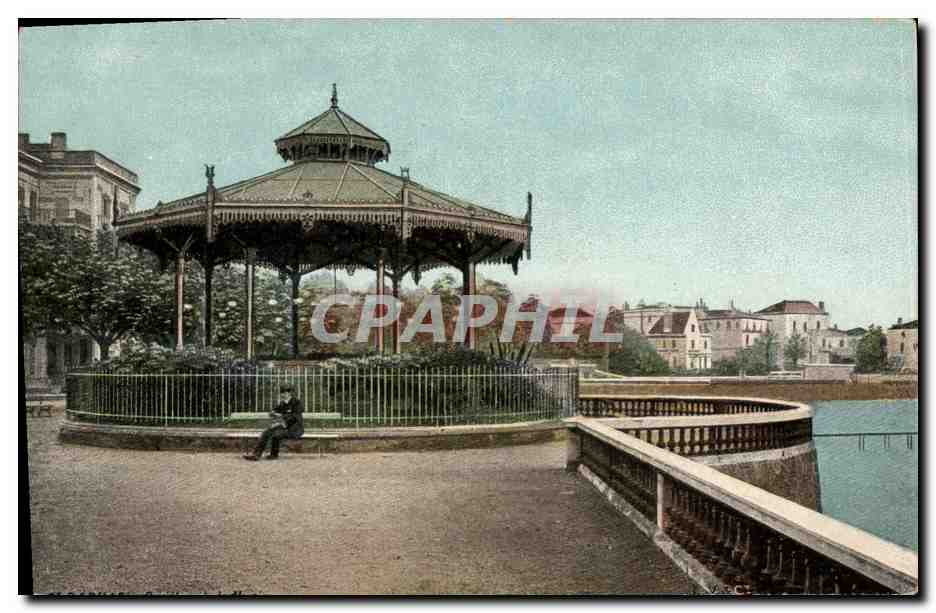 CPA Kiosque St Raphael Pavillon de la musique 