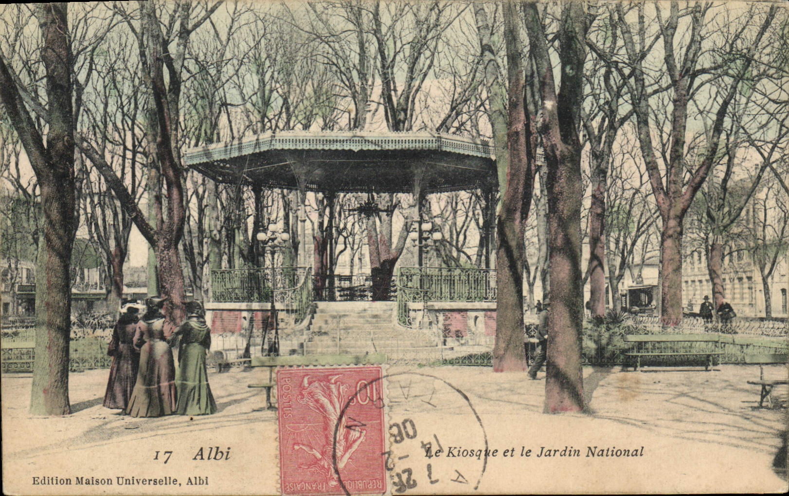 Le Kiosque et le Jardin National — Albi — Edition Maison Universelle, Albi, n°17
