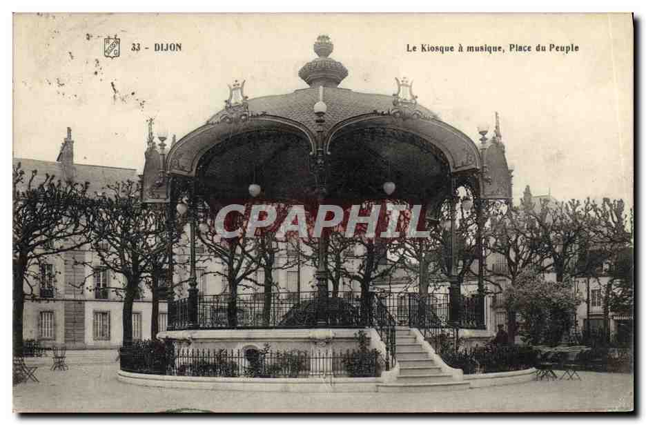 CPA Kiosque a musique Place du peuple Dijon 