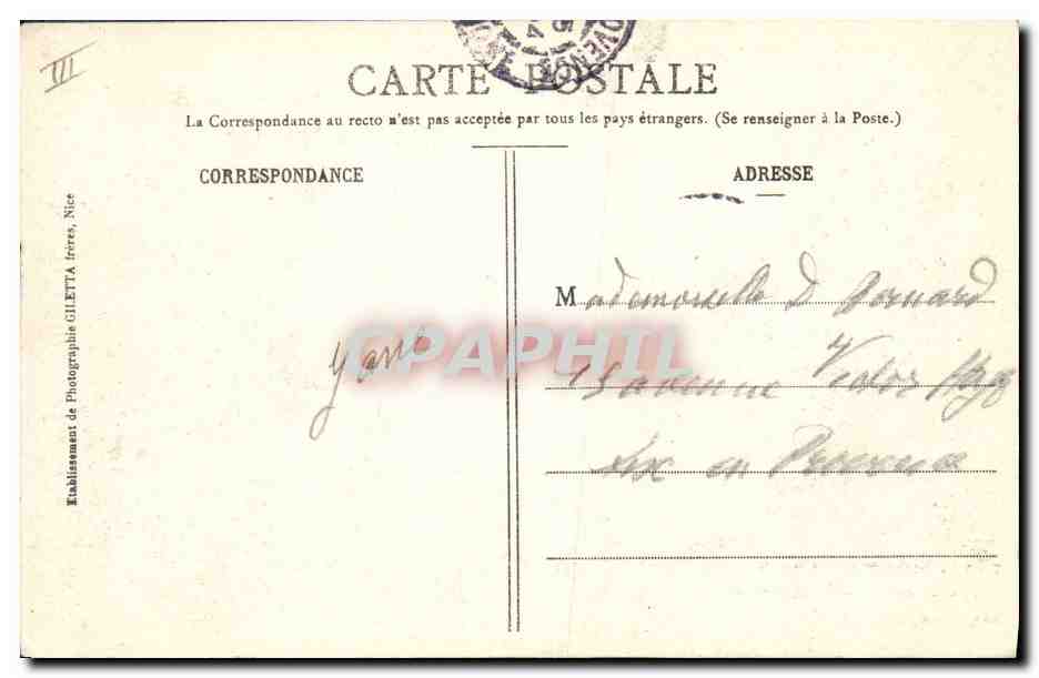 Monte-Carlo — Les Terrasses et Kiosque — Édition Giletta, phot., Nice, n° 704 — Reverso